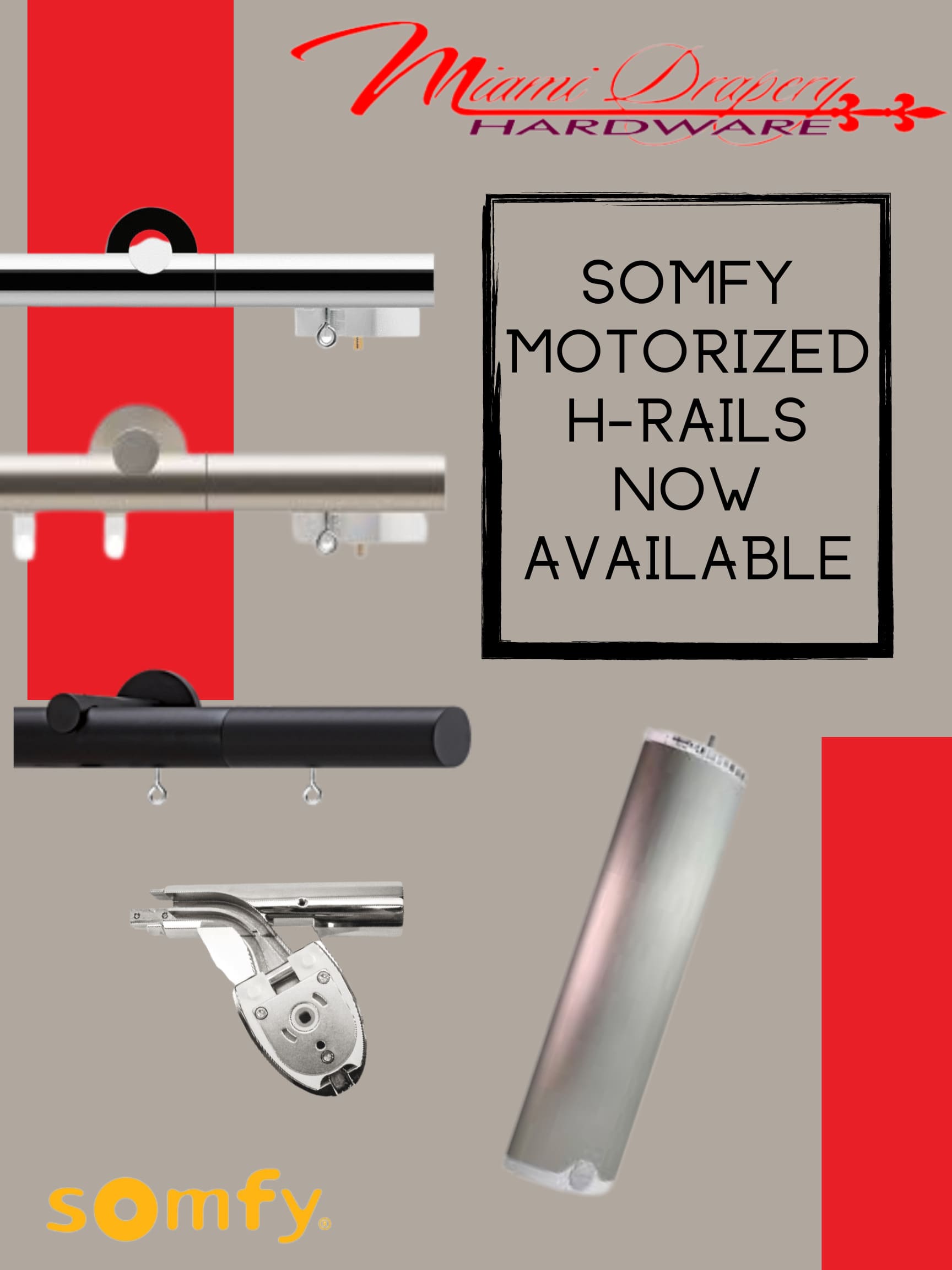 Somfy Motorized hardware